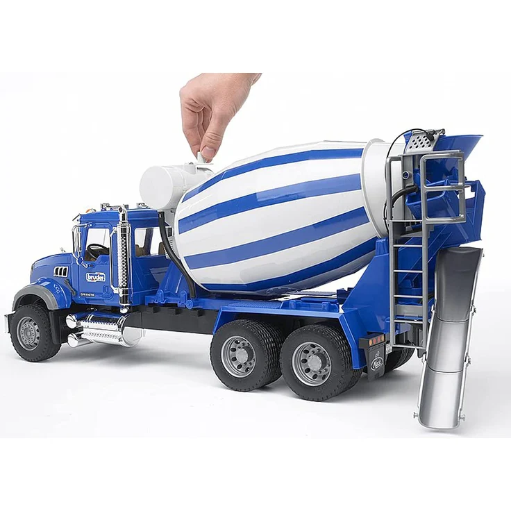 Bruder 02814 - MACK Granite Betonmisch-LKW – Bild 5