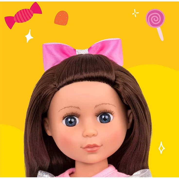 Glitter Girls Puppe Candice – Bewegliche 36cm Puppe mit Kleidung, Zubehör und langen Haaren zum frisieren - Spielzeug ab 3 Jahren (7 Teile), 4. 5 x 3. 5 x 15. 5 inches – Bild 2