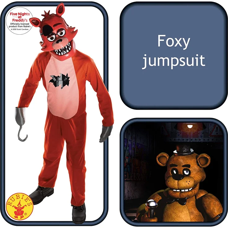Rubie 's Offizielles Fünf Nächte bei Freddy Kostüm Foxy – Kinder Groß – Bild 2