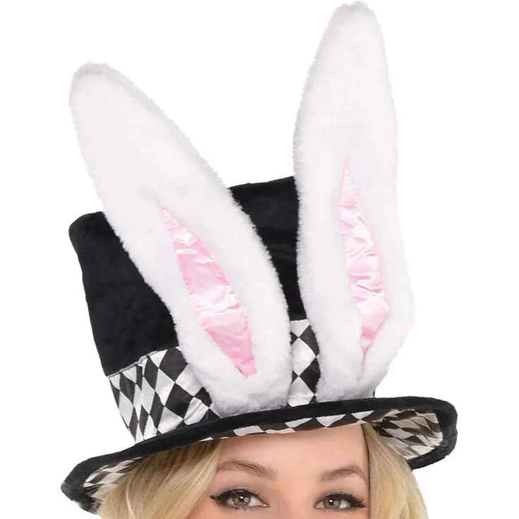 Amscan dress up Kostüm Damen Mad Hatter Polyester schwarz/weiss Grösse M – Bild 6