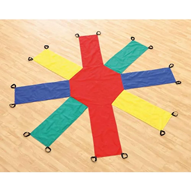 Betzold Sport Balance Schwungtuch, Ø 3,5 m , lustiges Gruppenspiel, Verschiedene Spielvarianten, für 8-16 Schüler