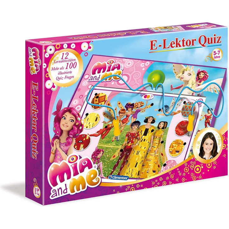 Clementoni 69255.2 - E-Lektor Quiz Mia and me