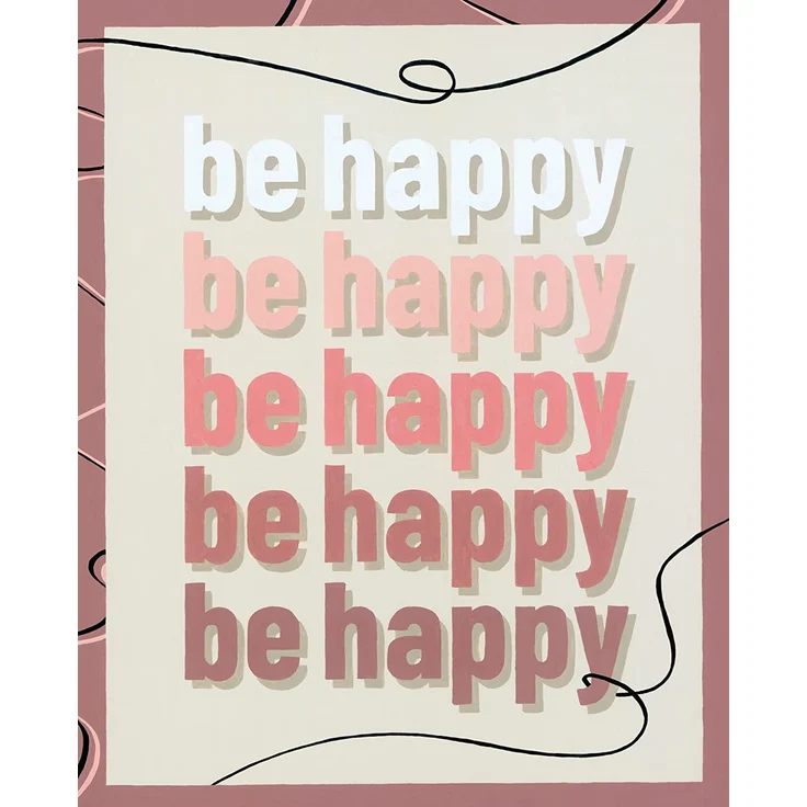 Ravensburger 23544 - CreArt, Malen nach Zahlen, Be Happy, 24x30cm, Malset – Bild 2