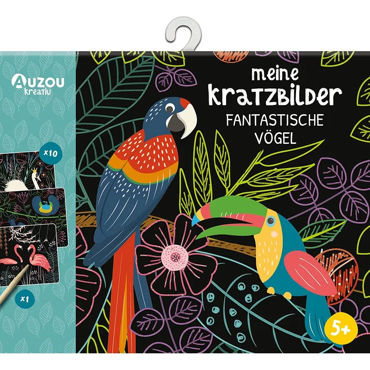 Meine Kratzbilder - Fantastische Vögel