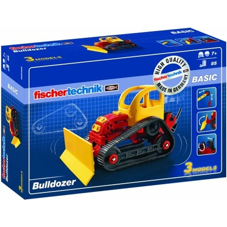 fischertechnik - 520395 ADVANCED Bulldozer, Konstruktionsspielzeug
