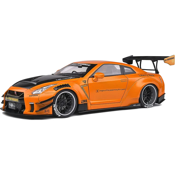 Solido 421188400 Nissan GTR R35, LB Works Type 2, 2020, Modellauto, Maßstab 1:18, orange – Bild 1