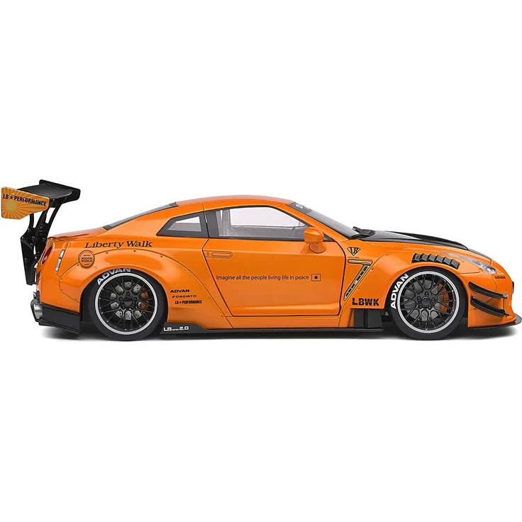 Solido 421188400 Nissan GTR R35, LB Works Type 2, 2020, Modellauto, Maßstab 1:18, orange – Bild 11