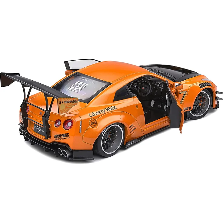 Solido 421188400 Nissan GTR R35, LB Works Type 2, 2020, Modellauto, Maßstab 1:18, orange – Bild 8