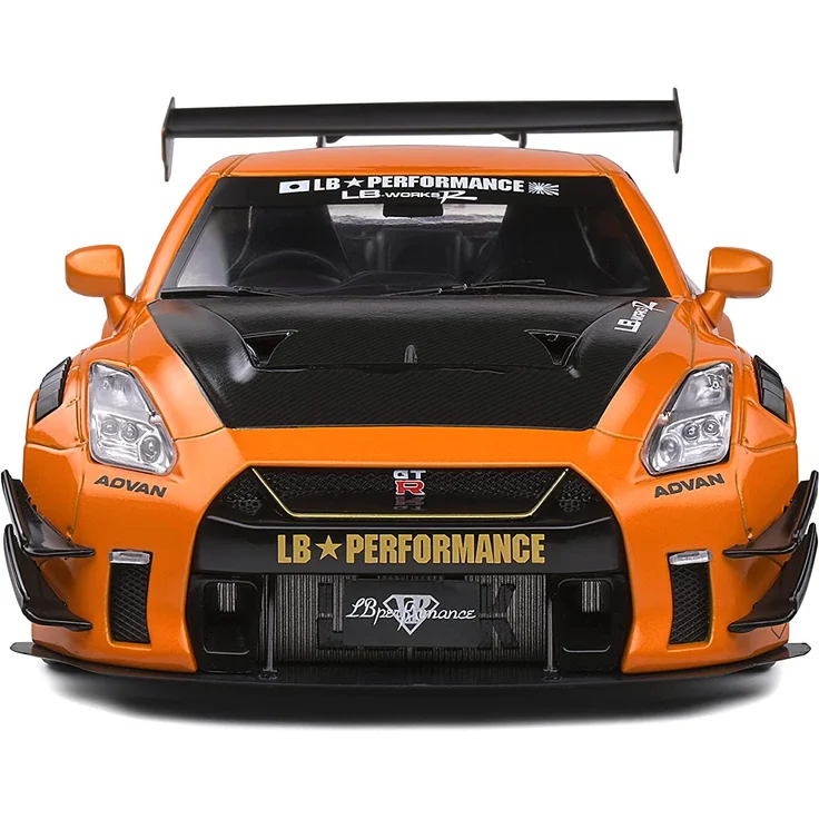 Solido 421188400 Nissan GTR R35, LB Works Type 2, 2020, Modellauto, Maßstab 1:18, orange – Bild 2