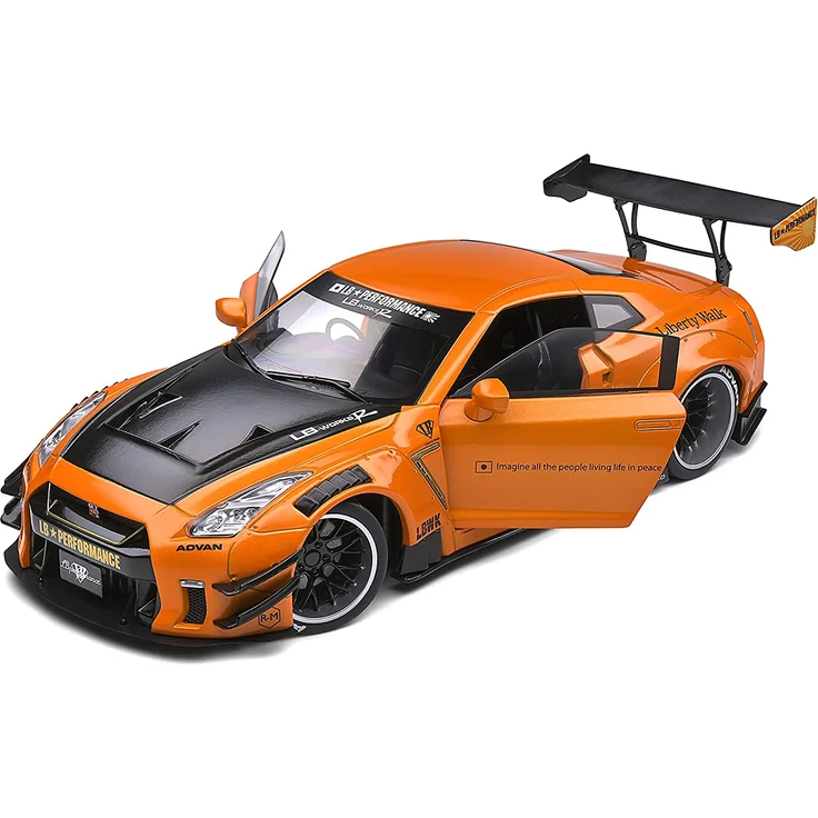 Solido 421188400 Nissan GTR R35, LB Works Type 2, 2020, Modellauto, Maßstab 1:18, orange – Bild 3