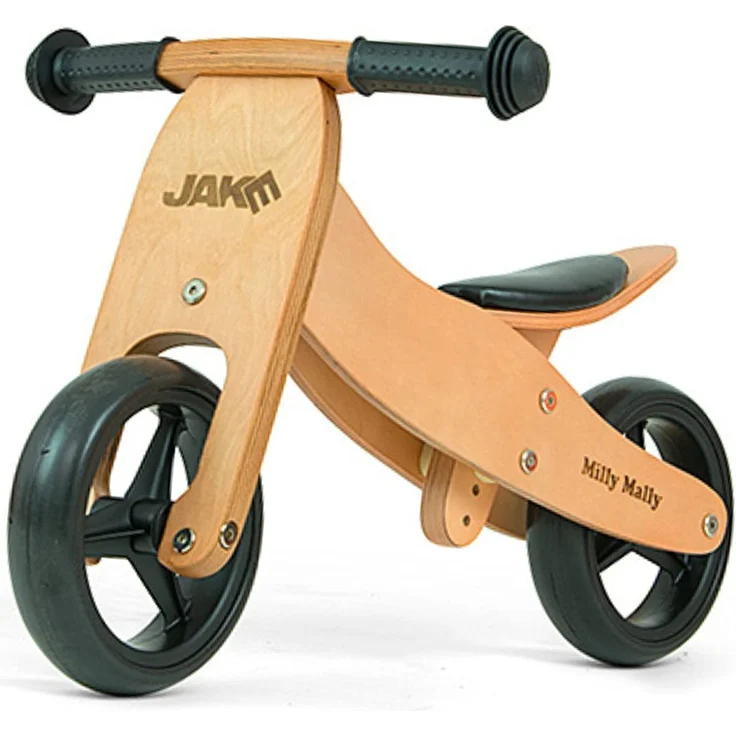 Milly Mally 2-in-1 loopfiets Jake naturel Junior Leer – Bild 3