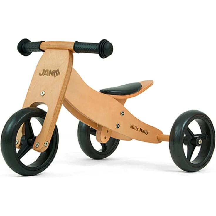 Milly Mally 2-in-1 loopfiets Jake naturel Junior Leer – Bild 2