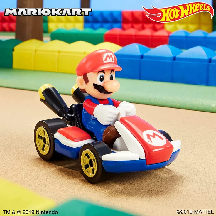 Hot Wheels GBG26 - Mario Kart Replica 1:64 Die-Cast Spielzeugauto Mario, Spielzeug ab 3 Jahren – Bild 5