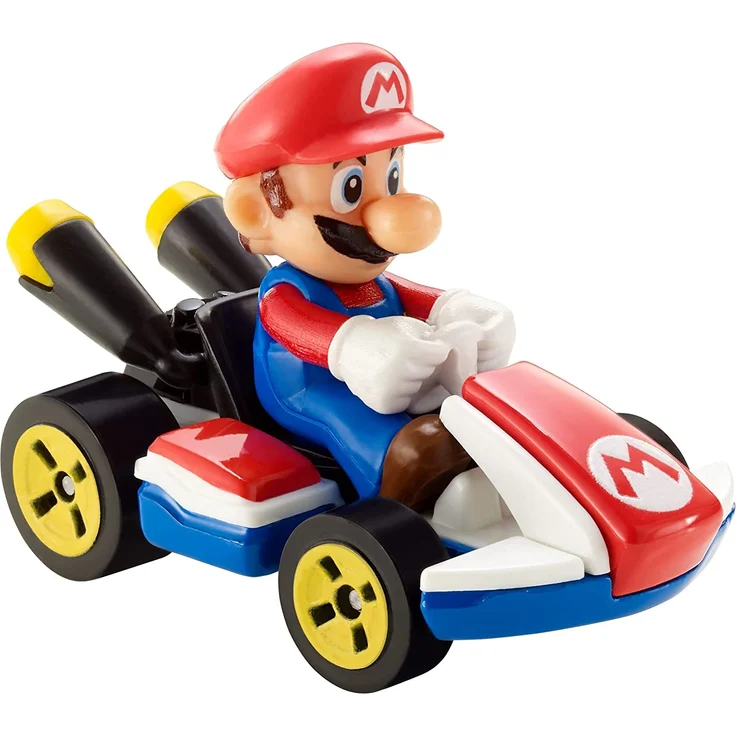 Hot Wheels GBG26 - Mario Kart Replica 1:64 Die-Cast Spielzeugauto Mario, Spielzeug ab 3 Jahren – Bild 3