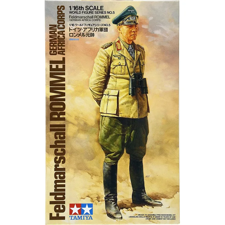Plastic Models 300036305 1:16 Figur Feldmarsch. Rommel Afrika