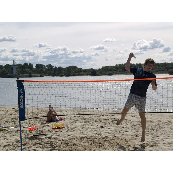 VICTOR Mini Badminton Netz | Federball Volleyball Beachvolleyball Netz – Bild 7