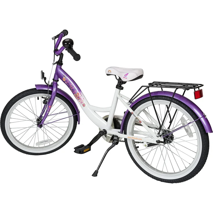 Bikestar 'Premium Sicherheits Kinderfahrrad 20 Zoll', Classic, Lila & Weiß – Bild 7