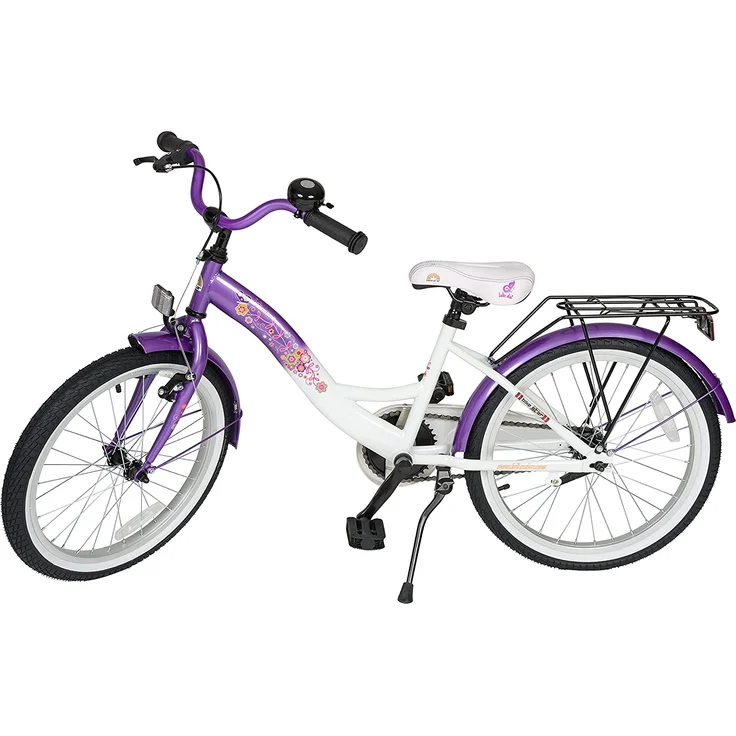 Bikestar 'Premium Sicherheits Kinderfahrrad 20 Zoll', Classic, Lila & Weiß – Bild 2