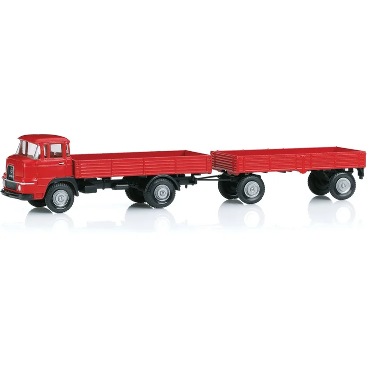 Märklin 18035 Krupp Pritschen-LKW Frontlenker mit Anhänger - 1:45
