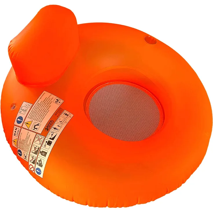 Best Sporting aufblasbarer Wassersessel mit Rückenlehne, rot