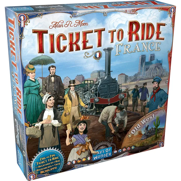 Asmodee DOWD0009 - Zug um Zug France, Days of Wonder - Erweiterung - Preisvergleich