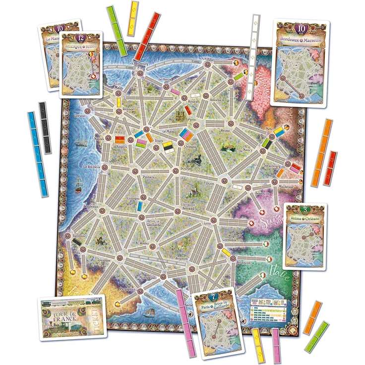Asmodee DOWD0009 - Zug um Zug France, Days of Wonder - Erweiterung - Preisvergleich – Bild 4