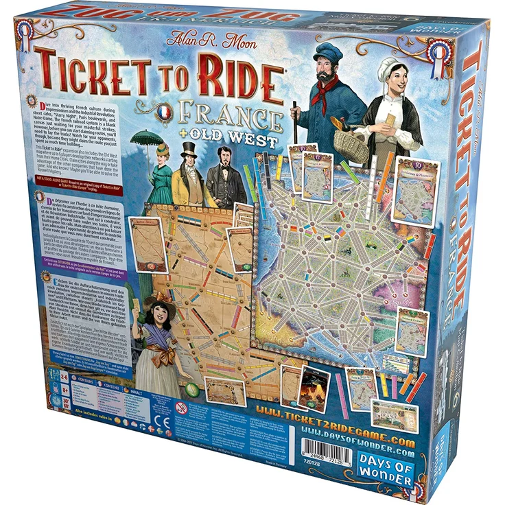 Asmodee DOWD0009 - Zug um Zug France, Days of Wonder - Erweiterung - Preisvergleich – Bild 3