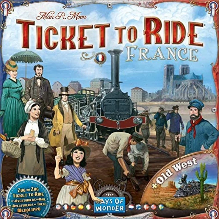 Asmodee DOWD0009 - Zug um Zug France, Days of Wonder - Erweiterung - Preisvergleich – Bild 2