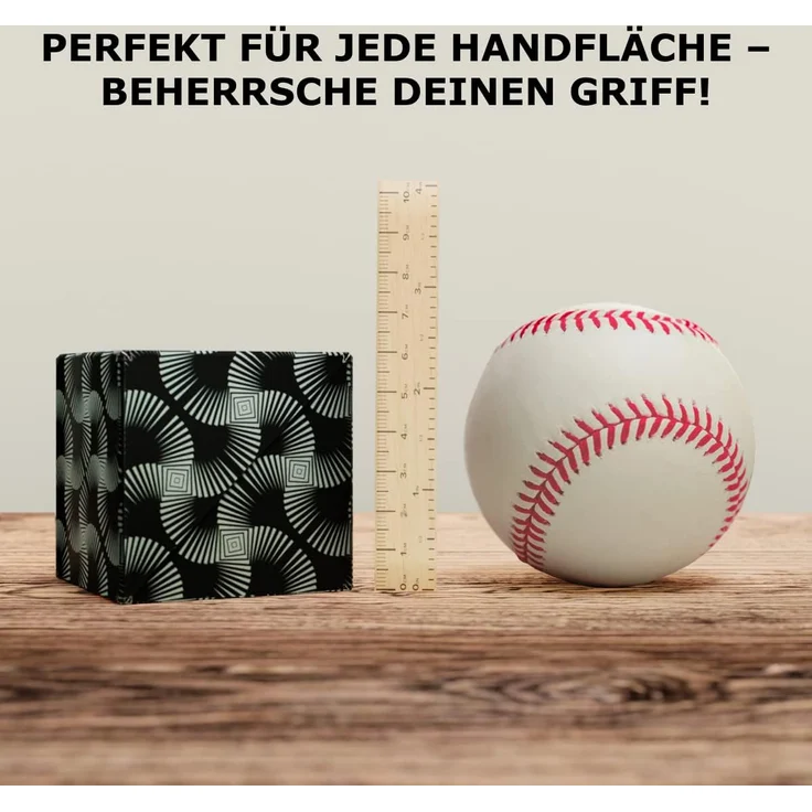 SHASHIBO Formwechsel Zauberwürfel - Preisgekrönt, Patentiert - Anti Stress Spielzeug - 36 Seltenerdmagnete - 3D Infinity Cube - Shashibo Magnetwürfel in Über 70 Formen Verwandelbar (Black & White) – Bild 5