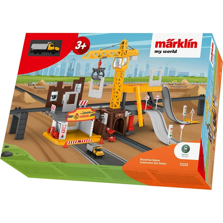 Märklin 72222 My World Baustellen Station Ergänzungspackung Modelleisenbahn – Bild 1