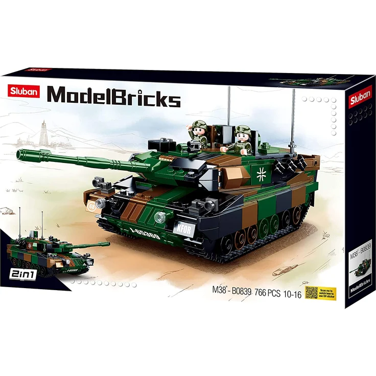 Kampfpanzer Leopold (766 Teile) [M38-B0839] – Bild 4