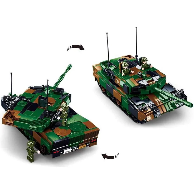 Kampfpanzer Leopold (766 Teile) [M38-B0839] – Bild 3