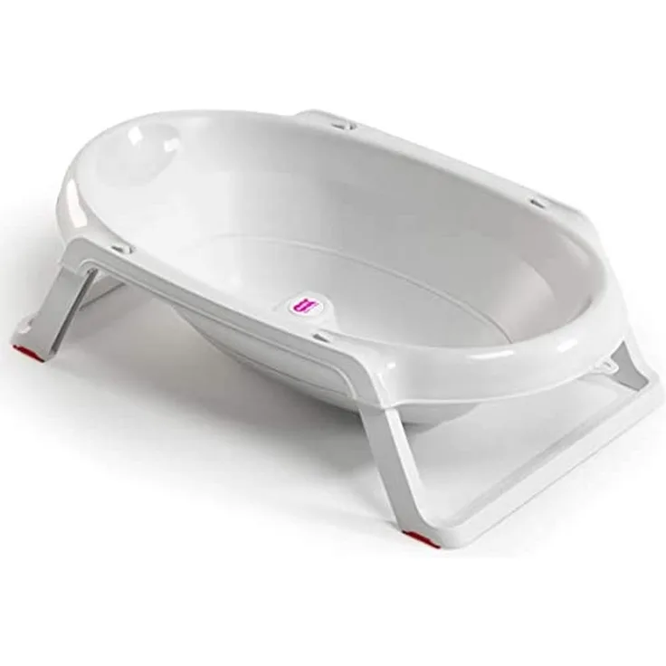 OK Baby N38956840X Onda Slim - Faltbare Baby-Badewanne, weiß