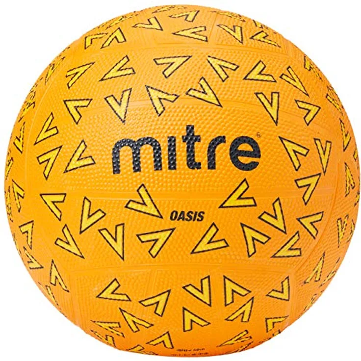 Netzball Oasis Gummi orange/gelb/schwarz Größe 5