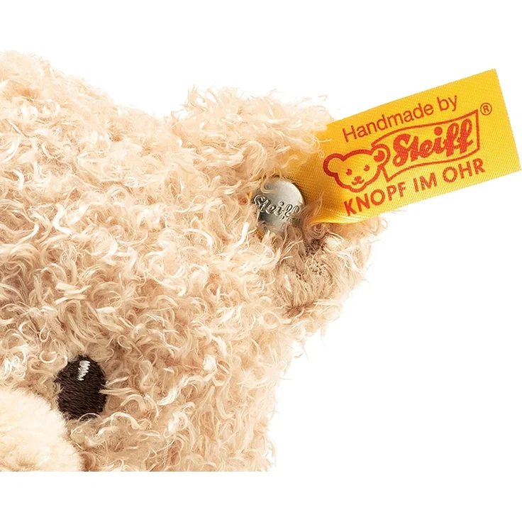 STEIFF Teddy and Me Teddybär Mädchen Baby mit Schlafanzug - 25 cm - Teddybär mit rosa Schlafanzug - Kuscheltier für Babys - weich & waschbar - beige/rosa (241659) – Bild 4