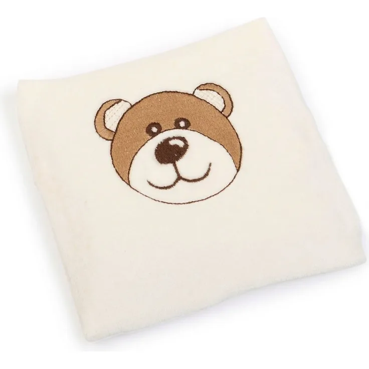 Grünspecht 603-V1 Bio-Leinsamenkissen Natur-Pur für Babys, Bär, circa 13 x 13 cm