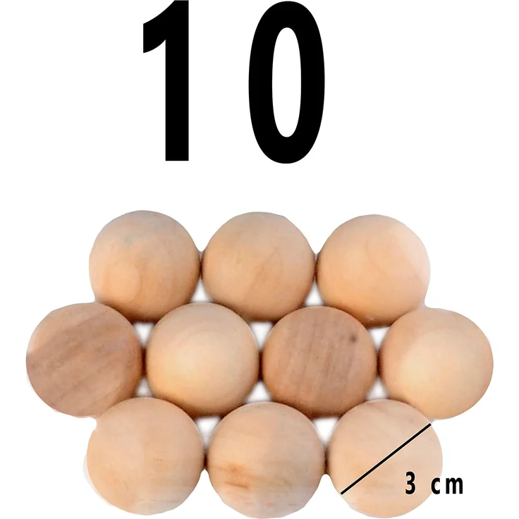 10 Zielkugeln für Boule Durchmesser 30 mm – Bild 3