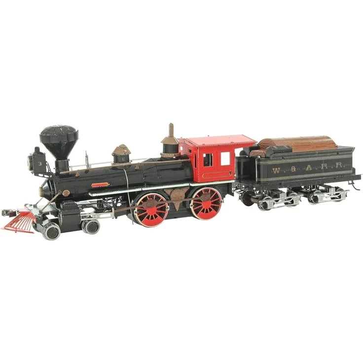 Metal Earth Wilder Westen: 4-4-0Lokomotive 19,5 cm – Bild 1