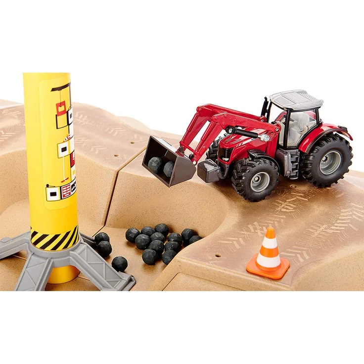 siku 5701, Baugrube, Metall/Kunststoff, bunt, Inkl. umfangreiches Zubehör, Viele Spielfunktionen – Bild 2