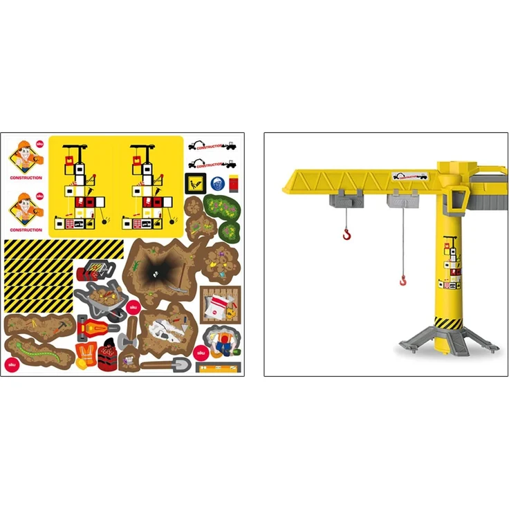 siku 5701, Baugrube, Metall/Kunststoff, bunt, Inkl. umfangreiches Zubehör, Viele Spielfunktionen – Bild 4