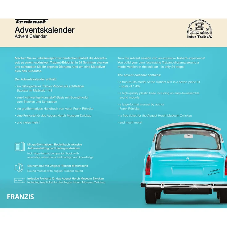 Franzis: Adventskalender Trabant – Bild 2