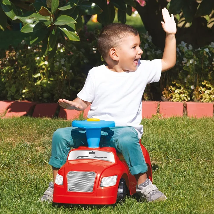 2in1 Kinderfahrzeug Rutschauto Lauflernhilfe mit Hupe Rutscher Car Babyrutscher