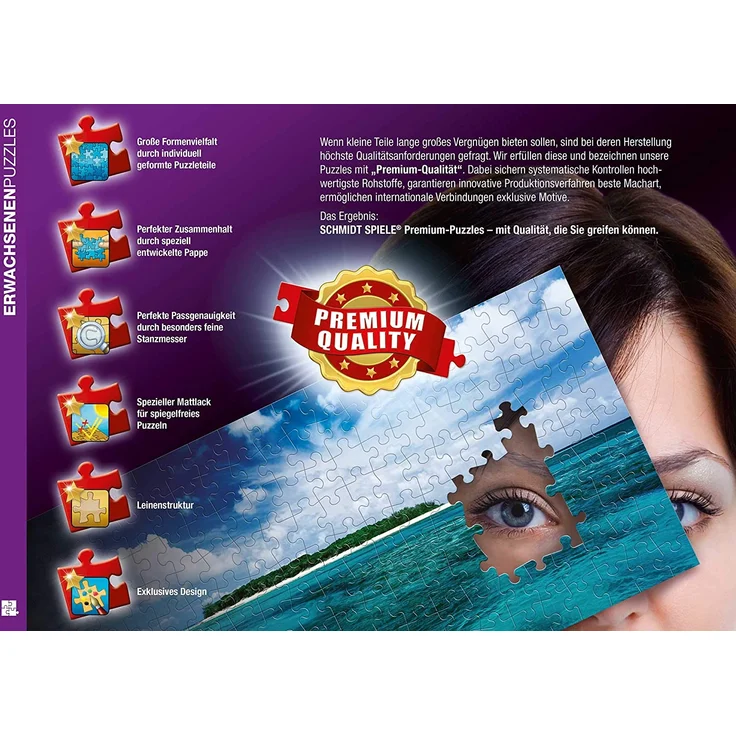 Schmidt Puzzle 500 Teile Europa entdecken - Preisvergleich – Bild 3