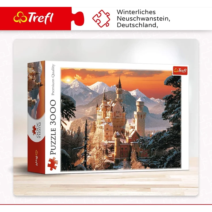 Trefl Winter Neuschwanstein Castle Germany 3000 items - Preisvergleich – Bild 2