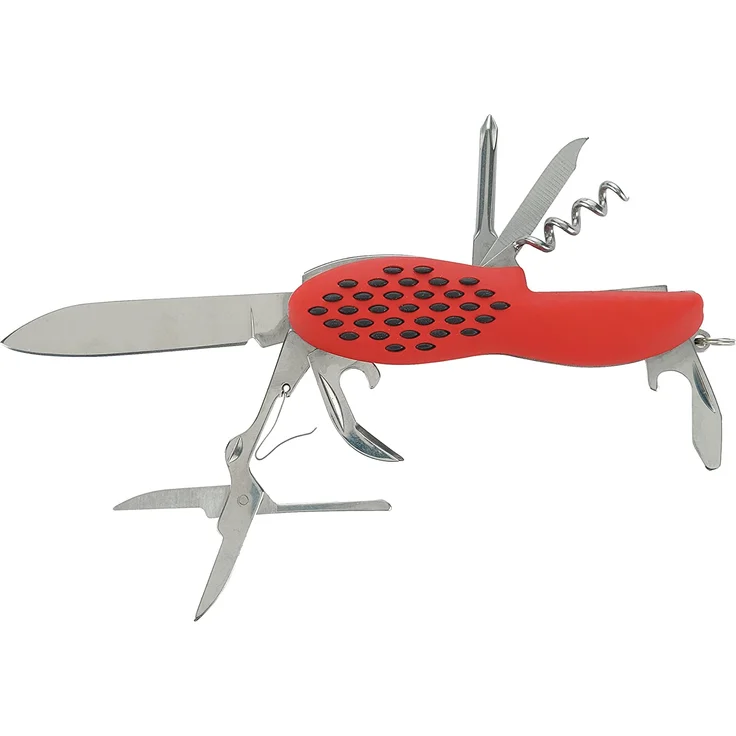 Pfiffikus-Taschenmesser mit 10 Funktionen mit Etui – Bild 2