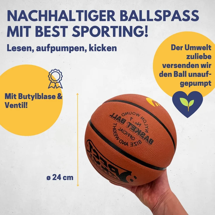 Best Sporting Basketball Gr. 7 braun – Bild 4