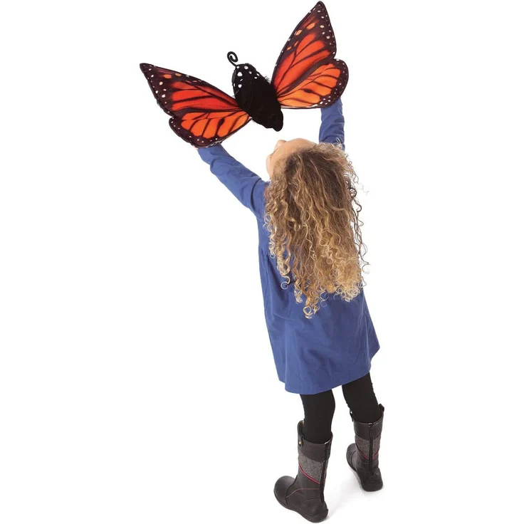 Folkmanis Handpuppe Metamorphose Schmetterling – Bild 3