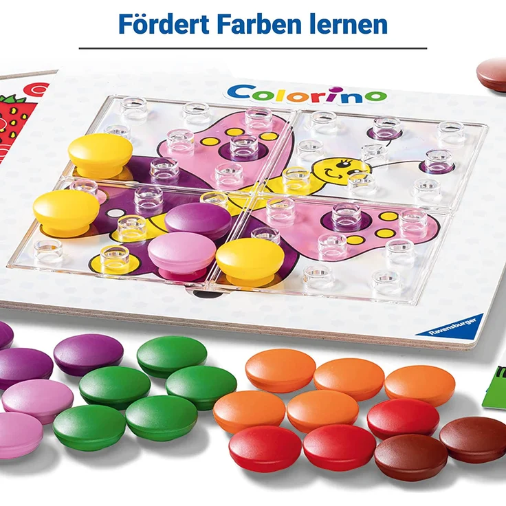 Ravensburger 20959 Mein großes Colorino, Mitwachsendes Lernspiel - So wird Farben lernen zum Kinderspiel - Spieleklassiker für Kinder ab 1,5 Jahren – Bild 3