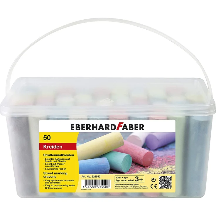 Eberhard Faber 526550 Straßenmalkreide, 50er Eimer – Bild 4