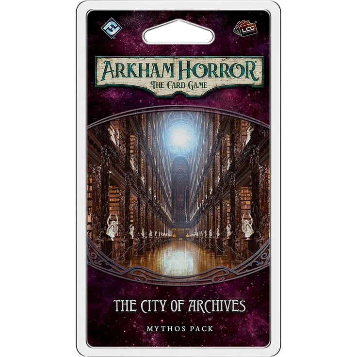 Fantasy Flight Games FFGAHC23 City of Archives Mythos-Pack: Arkham Horror LCG Exp, Mehrfarbig – Bild 1